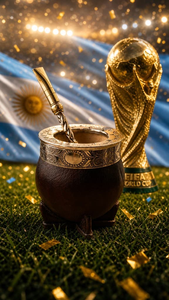 Yerba mate World Cup celebration